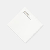 Familienaam / Achternaam met aangepaste woorden Servet (Hoek)