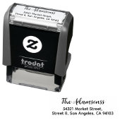 Familienaam & Adres | Fancy Retouradres Zelfinktende Stempel