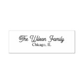 Familienaam Adres Stempel (Design)