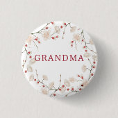 Familienaam Baby shower Button (Voorkant)
