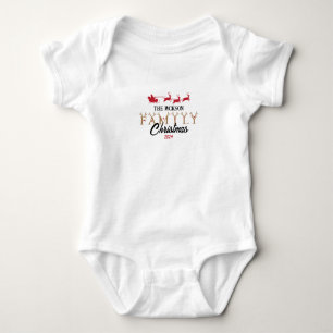 Familienaam bijpassende Kerst T-Shirt