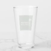 Familienaam Boerderij Rustic Windmill Sage Green Glas (Achterkant)