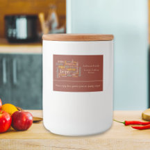 Familienaam Burnt Umber Recept Gezegden Cadeau