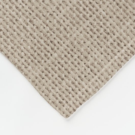 Familienaam Cabin Deer Pine Tree Forest Burlap Fleece Deken (Hoek)