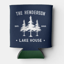 Familienaam Cabin Lake House Bos Pine Trees