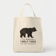 Familienaam Cabin Rustic Brown Black Beer