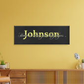 Familienaam Canvas Afdruk (Insitu (Woonkamer))