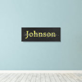 Familienaam Canvas Afdruk (Insitu (Houten vloer))