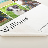 Familienaam Definitie Foto Collage Fun Sherpa Deken (3/4)