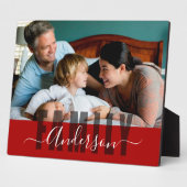 Familienaam één foto fotoplaat (Zijkant)
