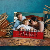 Familienaam één foto fotoplaat (Zijkant)