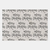 Familienaam eenvoudige kerstfeestdag Craft Wrappin Inpakpapier Vel (Voorkant 2)