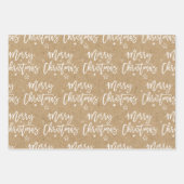 Familienaam eenvoudige kerstfeestdag Craft Wrappin Inpakpapier Vel (Voorkant)