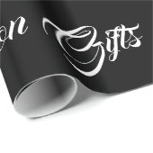 Familienaam Elke naam kerstfeestdag - Cadeaupapier (Rol Hoek)