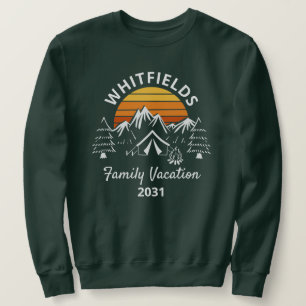 Familienaam Familie Camping Vacking Aangepast Trui