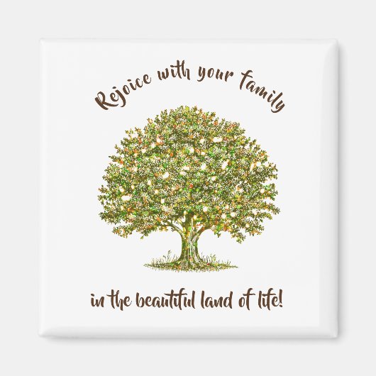 Familienaam Favors, home decor gift M Magneet (Voorkant)