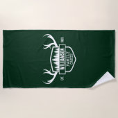 Familienaam Forest Cabin Green Strandlaken (Voorkant)