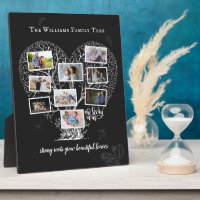 Familienaam Foto Collage | Gezinsboomhart