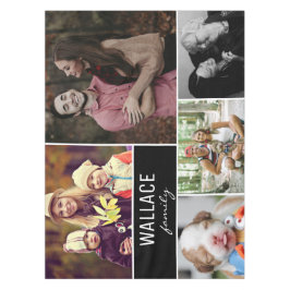 Familienaam Foto Collage Reunion Tafelkleed