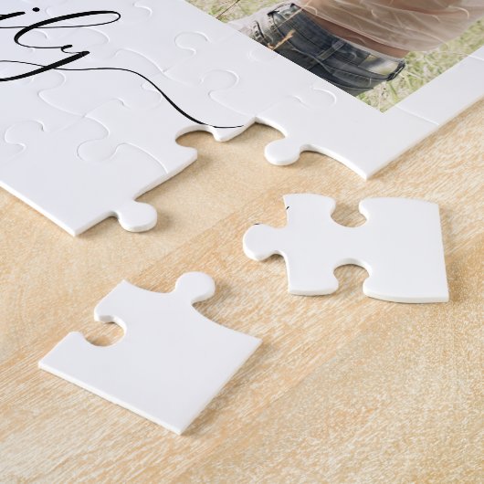 Familienaam Foto Keepomwille 6 Afbeeldingen Legpuzzel (Zijkant)