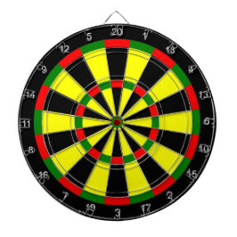 Familienaam Gepersonaliseerd Blauw Dartboard Dartbord