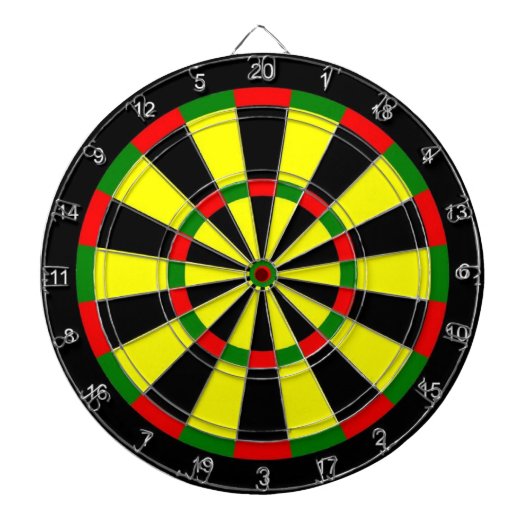 Familienaam Gepersonaliseerd Blauw Dartboard Dartbord (Voorkant)