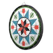 Familienaam Gepersonaliseerd Blauw Dartboard Dartbord (Voorkant Rechts)