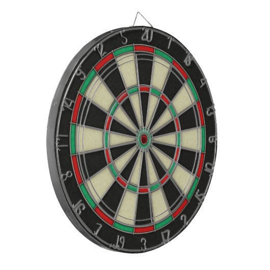 Familienaam Gepersonaliseerd Blauw Dartboard Dartbord (Voorkant Links)