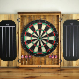 Familienaam Gepersonaliseerd Blauw Dartbord