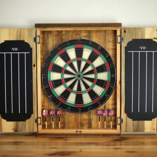 Familienaam Gepersonaliseerd Blauw Dartbord