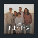 Familienaam Gepersonaliseerde Fotomagneet Magneet<br><div class="desc">Fotogeschenken maken de beste cadeautjes! Eenvoudig aangepast met jouw tekst en/of foto('s) voor een aangepast uiterlijk. Ontworpen door: Berry Berry Sweet. Uitzicht meer design op www.berryberrysweet.com</div>