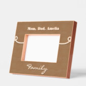 Familienaam Gepersonaliseerde houten afbeeldingen  Gegraveerde Lijstjes (Links)