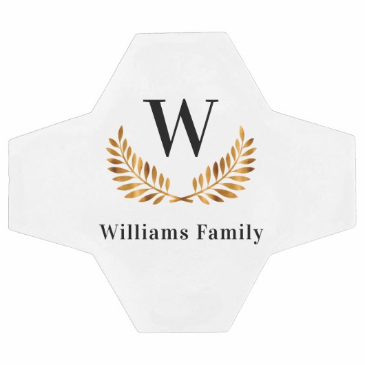 Familienaam gouden zwarte voetbal (Enkel)