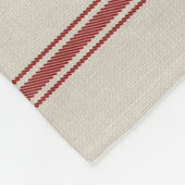 Familienaam Holiday Reindedarvoer Grain Sack Fleece Deken (Hoek)