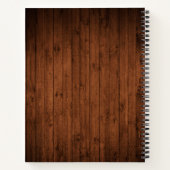 Familienaam Hout Afdrukontvangst Notitieboek (Achterkant)