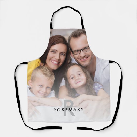 Familienaam Initiaal foto-overzicht foto-overzicht Schort (Voorkant)