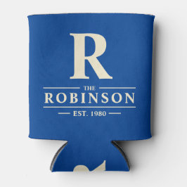 Familienaam & Initiaal Mid-Century Royal Blikjeskoeler