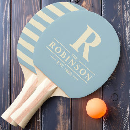 Familienaam & Initiaal Polo Light Sky Tafeltennisbatje
