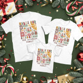 Familienaam Jaar Reünie Boho Floral Kerstmis Tri-Blend Shirt