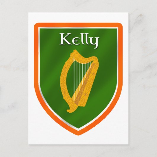Familienaam Kelly familie crest kelly Briefkaart (Voorkant)