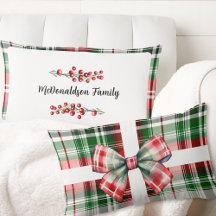Familienaam Kerst  Cadeau Plaid Rood Groen