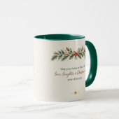 Familienaam Kerstherinneringen Cadeau Mok (Voorkant rechts)