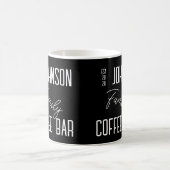 Familienaam Koffie Zwart-wit Koffiemok (Center)