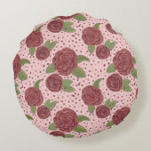 Familienaam Kussen Bloemen Home Decor (Achterkant)