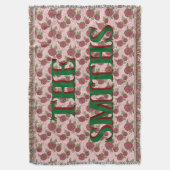 Familienaam Kussen Bloemen Home Decor Deken (Voorkant Verticaal)