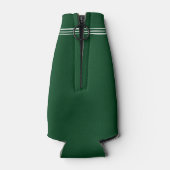 Familienaam Lake House Trees Forest Green Flesjeskoeler (Achterkant)