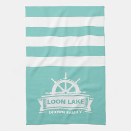 Familienaam Lake House Vacation Theedoek