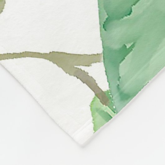 Familienaam Lemons Fleece Deken (Hoek)