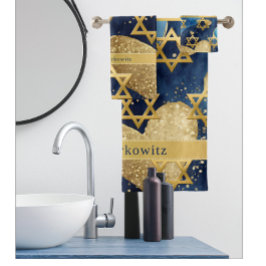 Familienaam Love Jeruzalem Gordijn voor de Douche Bad Handdoek