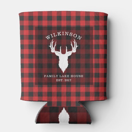 Familienaam Lumberjack Pset Lake House Blikjeskoeler (Achterkant)